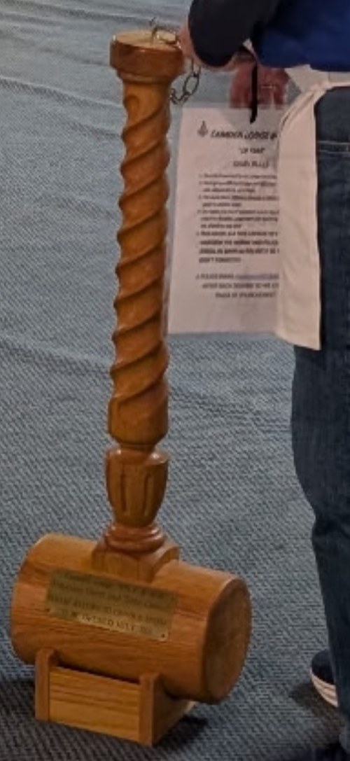 The Traveling Gavel trophy